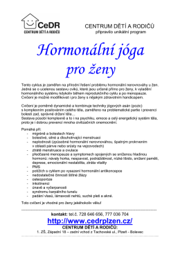 Hormonální jóga - CEDR