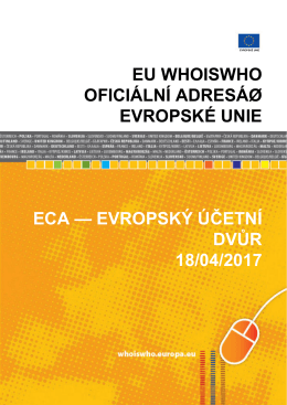 ECA — Evropský účetní dvůr