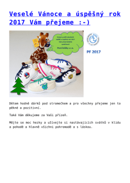 Veselé Vánoce a úspěšný rok 2017 Vám přejeme - Obuv-pro