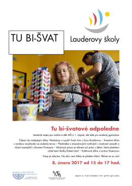 Tu bi-ŠVAT - Lauderovy školy