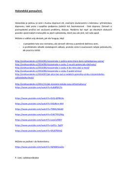 Holandsk&aacute; ponaučen&iacute;.