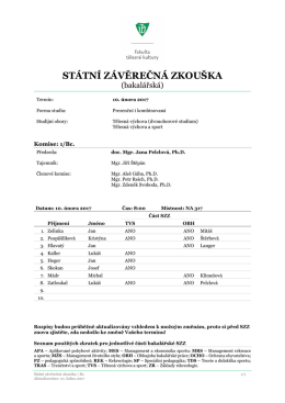 ST&Aacute;TN&Iacute; Z&Aacute;VĚREČN&Aacute; ZKOU&Scaron;KA