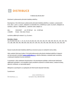 Odst&aacute;vka elektrick&eacute;ho proudu