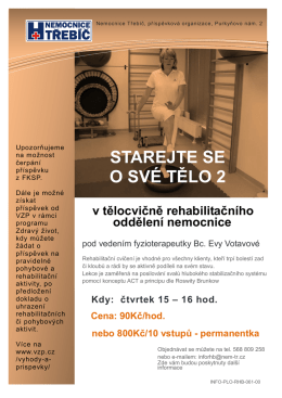 starejte se o své tělo 2