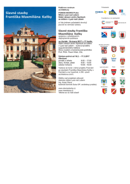 Pozvánka na výstavu - Okresní archiv se sídlem v Lysé nad Labem