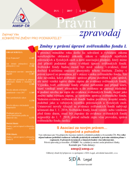 zpravodaj - Asociace mal&yacute;ch a středn&iacute;ch podniků a živnostn&iacute;ků ČR