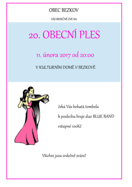 20. obecn&iacute; ples