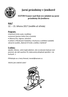 Plakátek ke stažení zde!