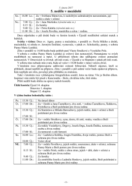 Ohlášky 05.02.2017 - Farnost Újezd u Valašských Klobouk