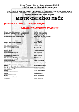 Mistr ostr&eacute;ho meče