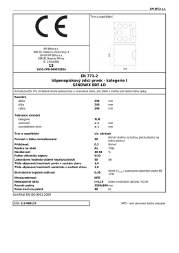 kategorie I SENDWIX 8DF-LD