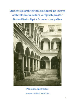 Studentsk&aacute; architektonick&aacute; soutěž na ideov&eacute;