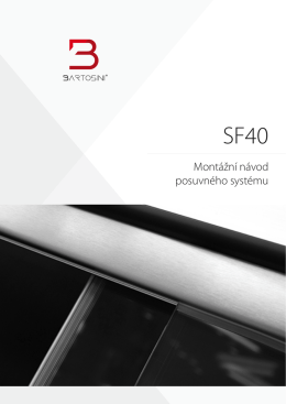 Montážní návod - Sf 40