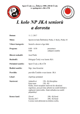 SPORT &Uacute;VALY POŘ&Aacute;D&Aacute;