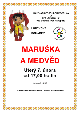 maruška a medvěd - Lomnice nad Popelkou