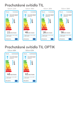 Prachotěsné svítidlo TIL Prachotěsné svítidlo TIL OPTIK