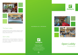 Open Lobby - Holiday Inn Prague Airport