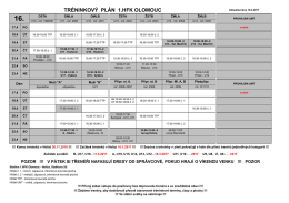 tréninkový plán 1.hfk olomouc