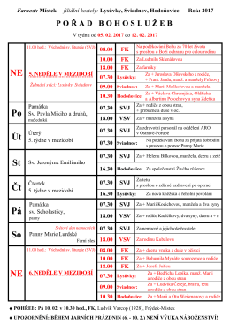 07.30 SVJ - Farnost M&iacute;stek