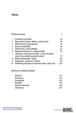 Předznamen&aacute;n&iacute; 7 1 Dovr&scaron;en&iacute; novověku 33 2 Zpusto&scaron;en&iacute; Země a