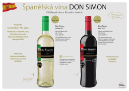 Španělská vína DON SIMON