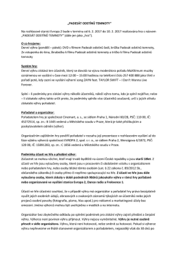 &bdquo;PADES&Aacute;T ODST&Iacute;NŮ TEMNOTY&ldquo; Na rozhlasov&eacute; stanici Evropa 2