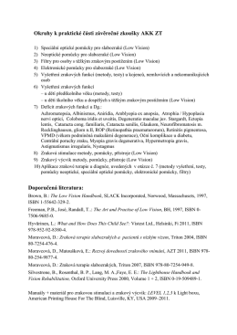 LogMAR &ndash; logarithmic Maximum Angle of Resolution