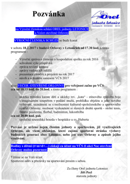 ZDE - Orel jednota Letonice
