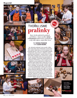 Tvořili jsme pralinky