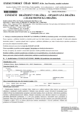 elektronická dražba