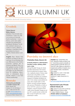 číslo 2/2017  - Informační, poradenské a sociální