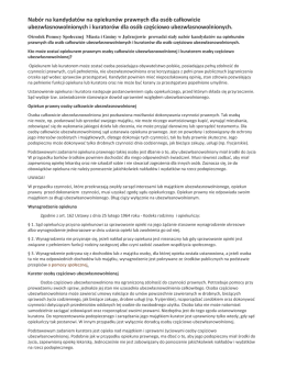 Nabór na kandydatów na opiekunów prawnych dla osób całkowicie