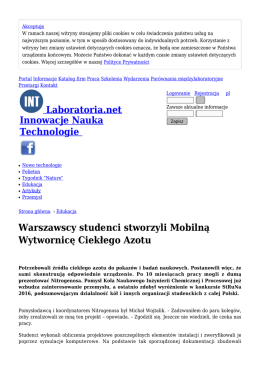 Warszawscy studenci stworzyli Mobilną