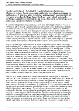 Wersja PDF - AS Roma.pl