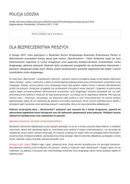 Generuj PDF - Policja Ł&oacute;dzka