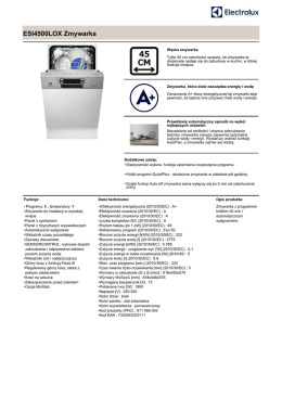 ESI4500LOX Zmywarka