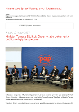 Generuj PDF - Ministerstwo Spraw Wewnętrznych i Administracji