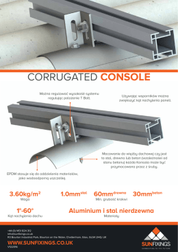 corrugated console