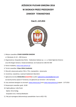 Gniezno 3.07.2016 - IV Etap