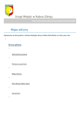 zapisz pdf - Urząd Miejski Rabka