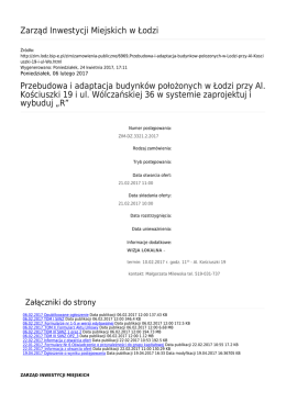 Generuj PDF - Zarząd Inwestycji Miejskich w Łodzi - Bip-e.pl
