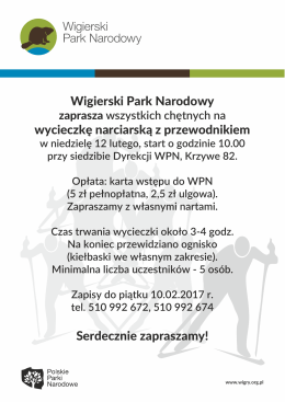 12 lutego - Wigierski Park Narodowy