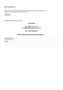 Generuj PDF - KPP Jarocin