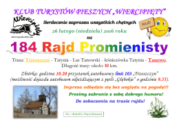 184 Rajd Promienisty