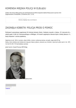 Generuj PDF - Komenda Miejska Policji w Elblągu