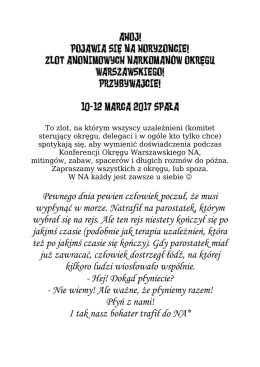 Szczegóły w zaproszeniu.