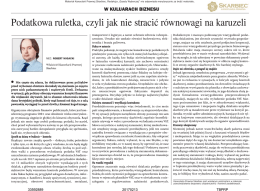 Po dat ko wa ru let ka, czy li jak nie stra cić rów no wa gi na ka ru ze li