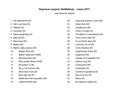 zobacz repertuar