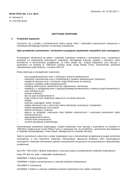Zapytanie Ofertowe