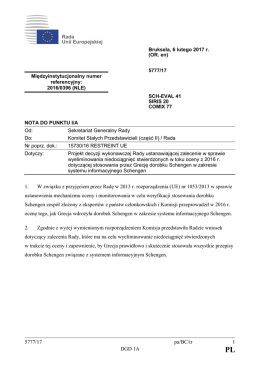 5777/17 pa/BC/ir 1 DGD 1A 1. W związku z przyjęciem przez Radę